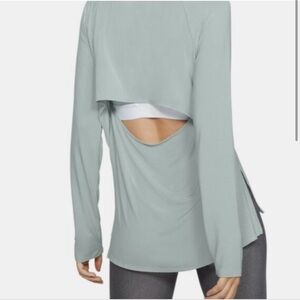 Under Armour Modal Long Sleeve athletic top- Atlas green